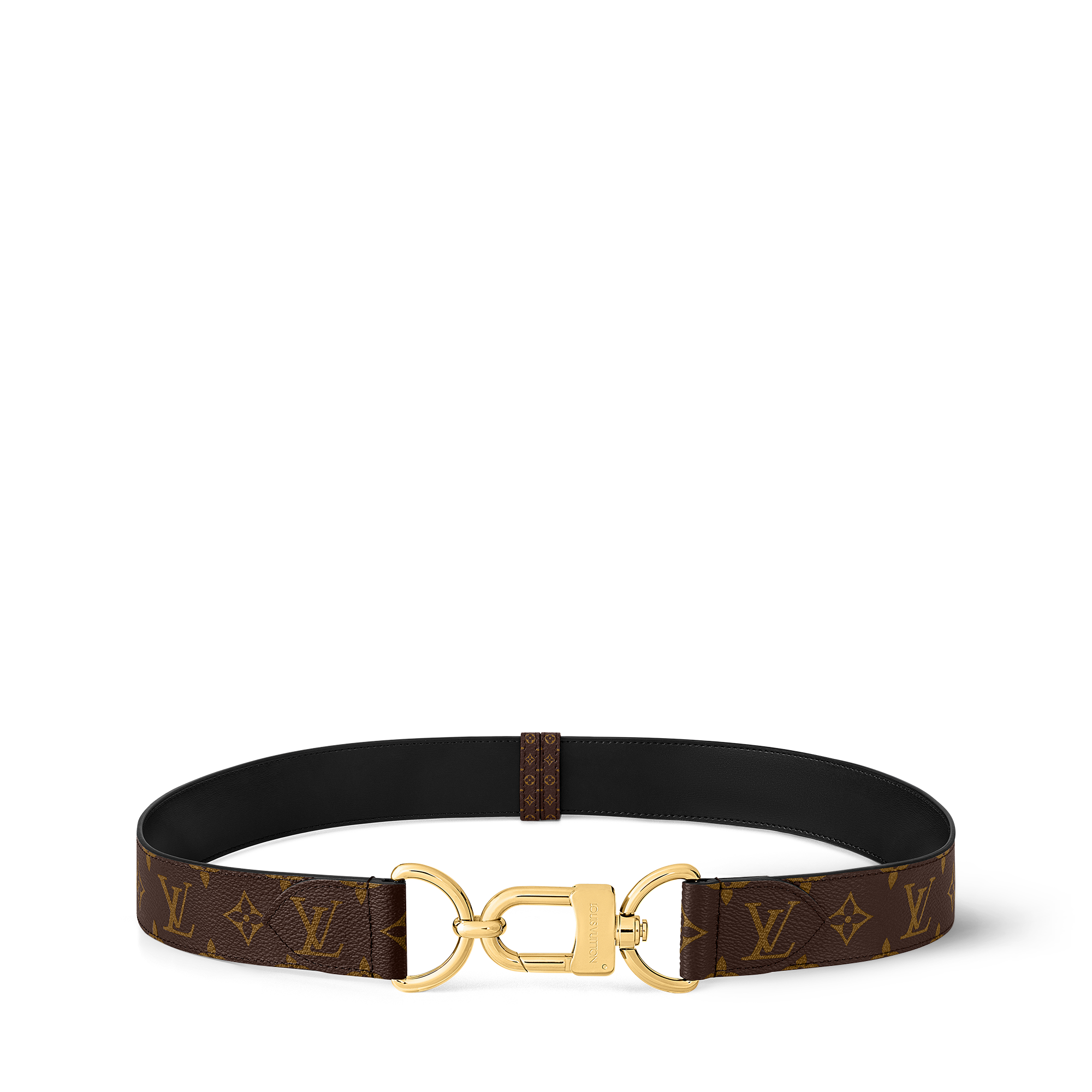 Oversized Hook 40mm Reversible Belt Monogram Canvas - Accessories
